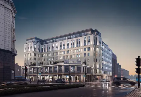 Компания «Петрополь» превратит здание на Васильевском острове в сервисный апарт-отель GLER