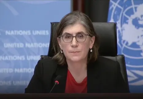 Официальный представитель ООН Лиз Тросселл: "Эти цифры важны для будущей ответственности"