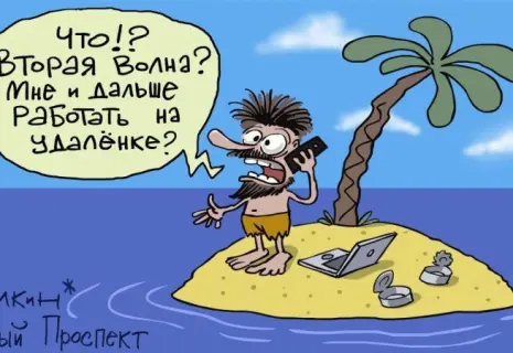 Политическая карикатура. Сергей Ёлкин* о второй волне эпидемии