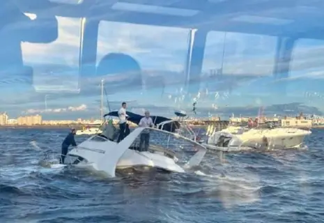 В Финском заливе утонул катер. В результате ЧП один пассажир погиб