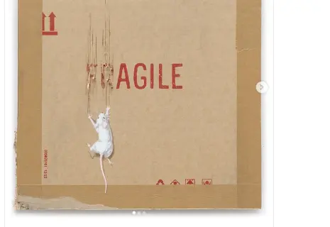 Художник Banksy продаст 50 рисунков крыс для помощи Украине