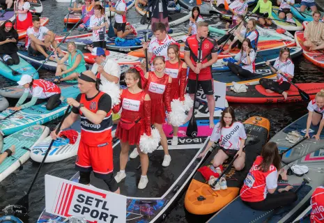 В фестивале сапсерфинга Фонтанка SUP приняли участие 500 сотрудников Setl Group