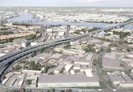 Появились изображения Широтной магистрали скоростного движения в Петербурге