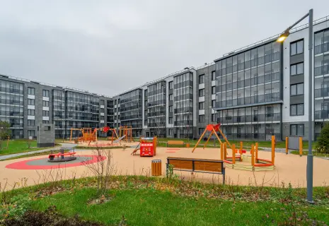 На Пулковском шоссе сданы две очереди проекта «Парадный ансамбль»