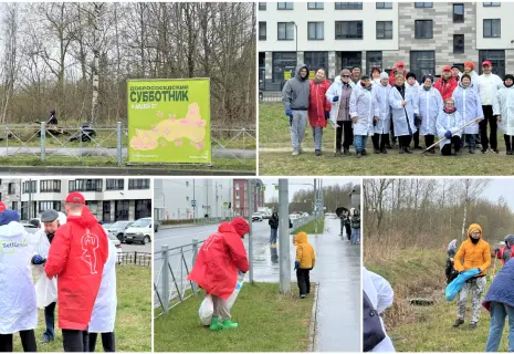 Setl Group провёл субботники в двух районах Петербурга, объединив поколения