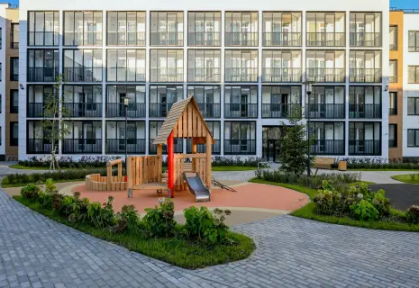 В Пушкинском районе Петербурга досрочно сдан жилой дом на 387 квартир