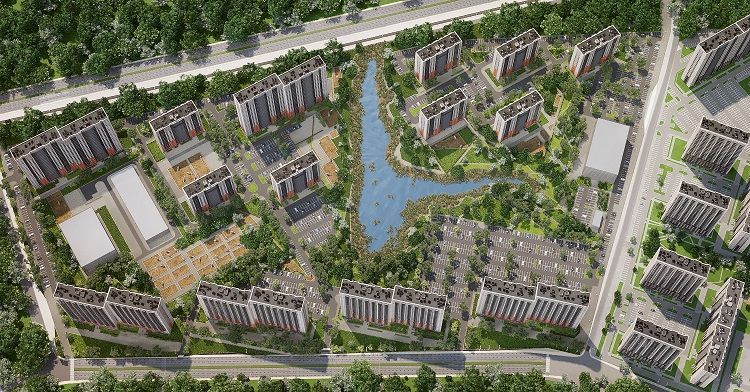 Представлен архитектурно-градостроительный облик нового квартала экорайона «Юнтолово»