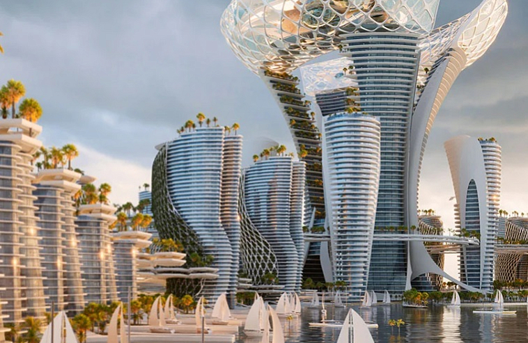 В Дубае создадут плавучий медицинский комплекс с высотной доминантой площадью 1 млн м2
