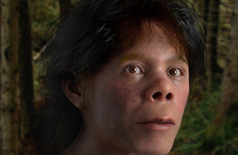 Российские и китайские ученые воссоздали облик мальчика-неандертальца по черепу, найденному в Узбекистане