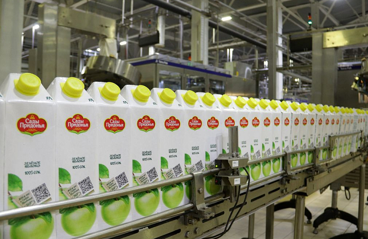 Компания «Сады Придонья» из-за санкций поменяет дизайн упаковок соков и детского питания на "минималистичный"