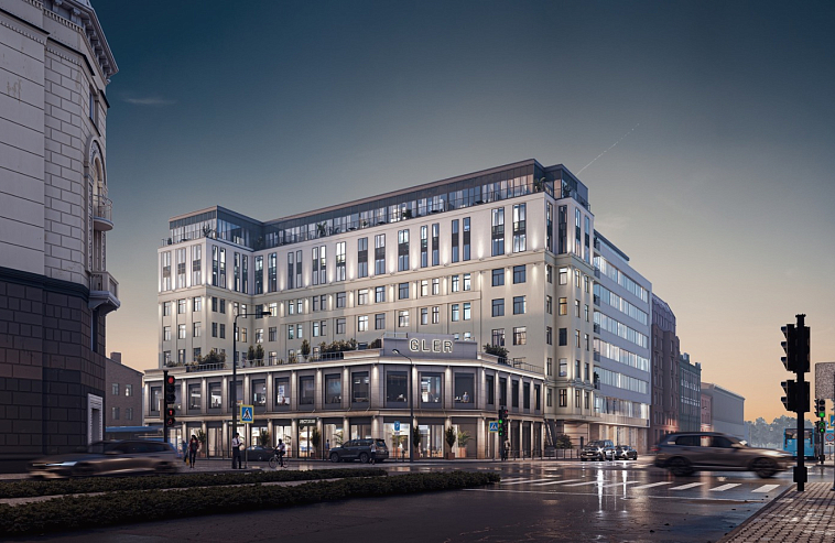 Компания «Петрополь» превратит здание на Васильевском острове в сервисный апарт-отель GLER